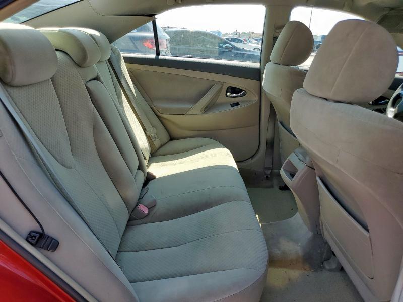 4T1BE46K37U017772 - 2007 TOYOTA CAMRY CE RED photo 10