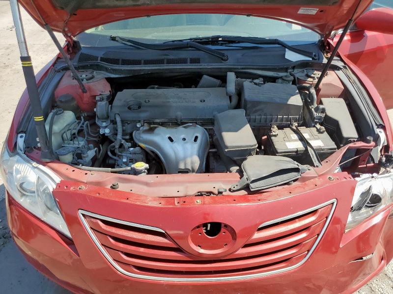 4T1BE46K37U017772 - 2007 TOYOTA CAMRY CE RED photo 11