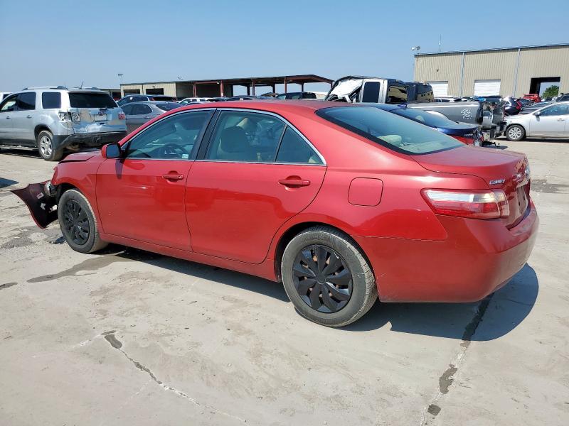 4T1BE46K37U017772 - 2007 TOYOTA CAMRY CE RED photo 2