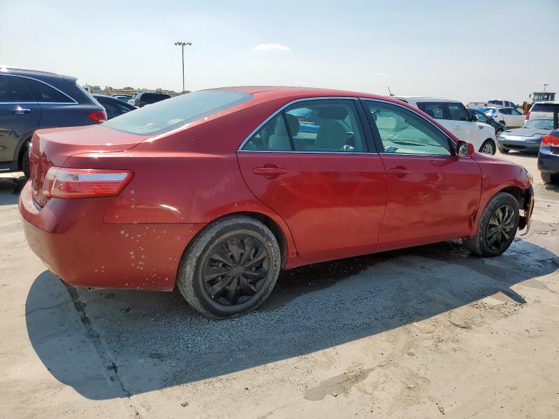 4T1BE46K37U017772 - 2007 TOYOTA CAMRY CE RED photo 3