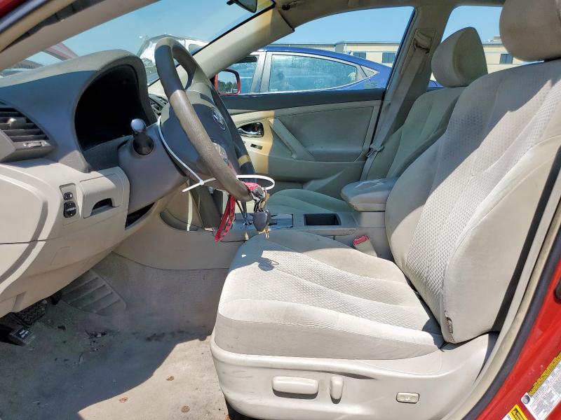 4T1BE46K37U017772 - 2007 TOYOTA CAMRY CE RED photo 7