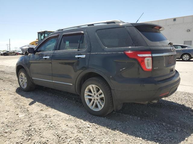 1FM5K8D8XEGB28111 - 2014 FORD EXPLORER XLT BLACK photo 2