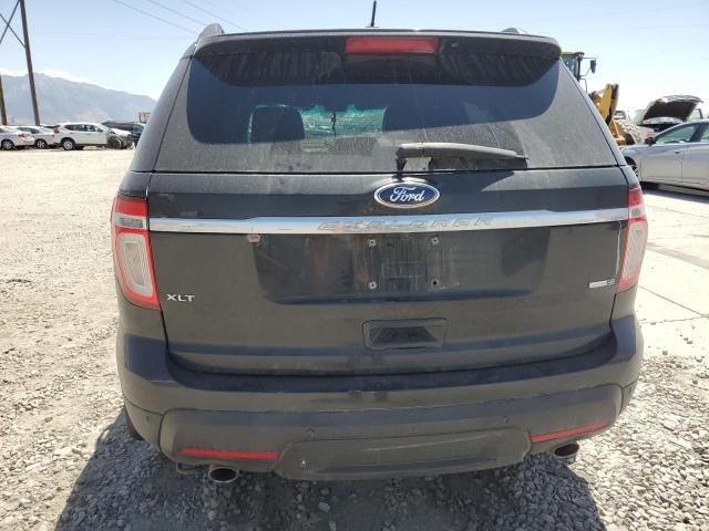 1FM5K8D8XEGB28111 - 2014 FORD EXPLORER XLT BLACK photo 6
