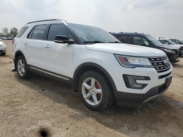 1FM5K8D8XHGB60822 - 2017 FORD EXPLORER XLT WHITE photo 4