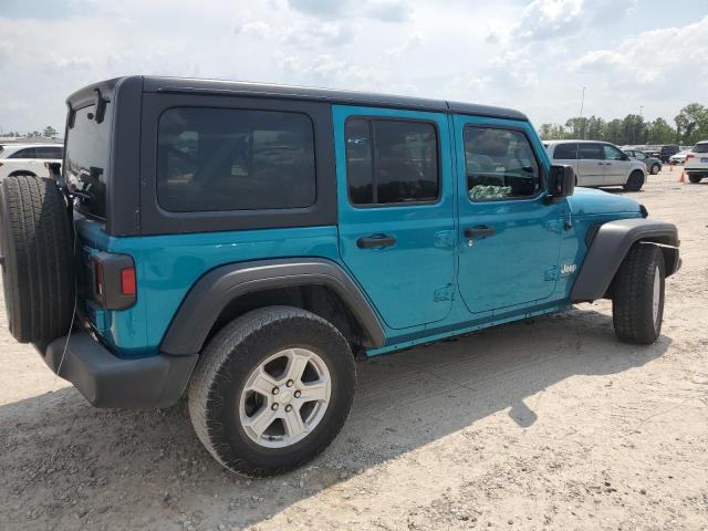 1C4HJXDN5LW330460 - 2020 JEEP WRANGLER U SPORT TEAL photo 3