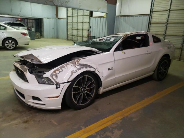 1ZVBP8CF5D5268261 - 2013 FORD MUSTANG GT WHITE photo 1