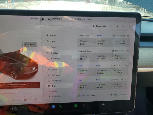 5YJ3E1EA0JF163532 - 2018 TESLA MODEL 3 გრაფიტი ფოტო 9