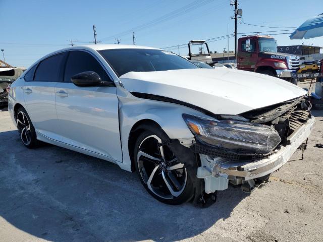 1HGCV1F32NA090843 - 2022 HONDA ACCORD SPORT WHITE photo 4