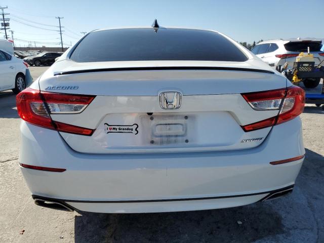 1HGCV1F32NA090843 - 2022 HONDA ACCORD SPORT WHITE photo 6