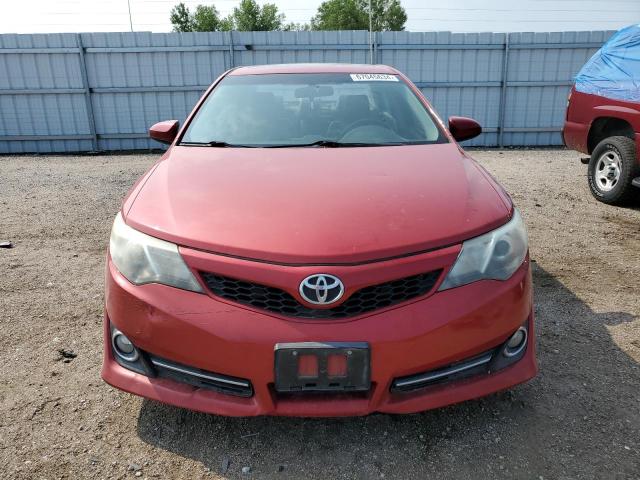 4T1BF1FK6CU612329 - 2012 TOYOTA CAMRY BASE RED photo 5