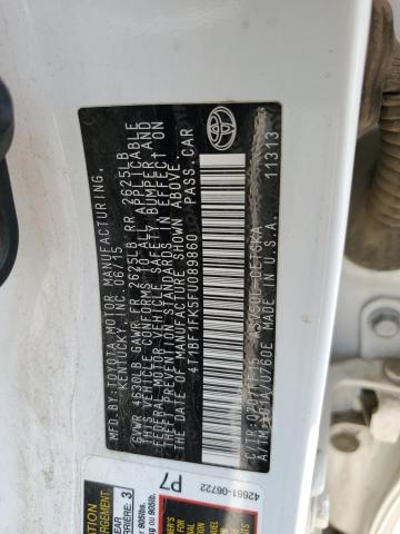 4T1BF1FK5FU089860 - 2015 TOYOTA CAMRY LE WHITE photo 12