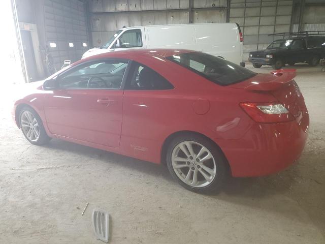 2HGFG21556H710593 - 2006 HONDA CIVIC SI RED photo 2