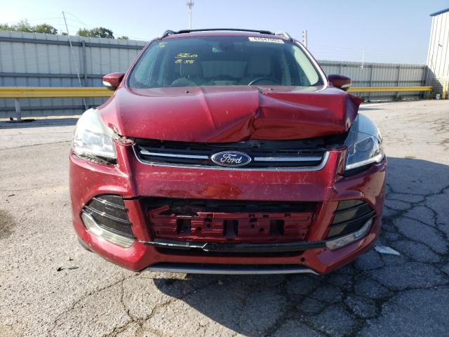 1FMCU9JX3EUC27681 - 2014 FORD ESCAPE TITANIUM RED photo 5