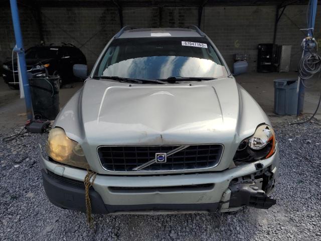 YV1CY59H341047643 - 2004 VOLVO XC90 SILVER photo 5