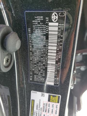 5YFB4MDE3PP009933 - 2023 TOYOTA COROLLA LE BLACK photo 12