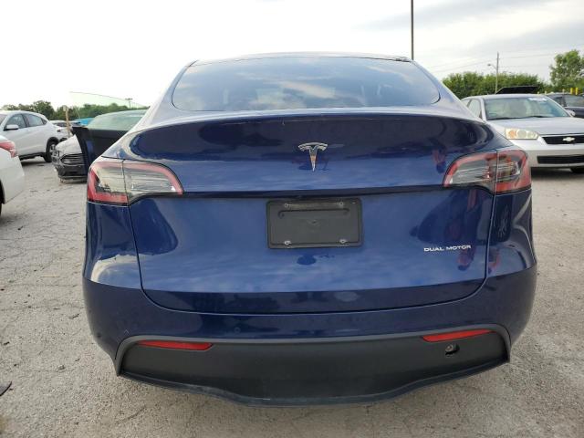 7SAYGAEE2NF362819 - 2022 TESLA MODEL Y 蓝色 照片 10
