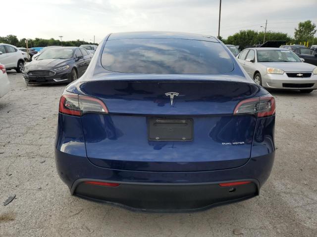 7SAYGAEE2NF362819 - 2022 TESLA MODEL Y 蓝色 照片 6