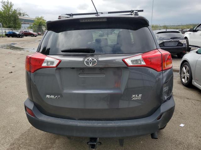 JTMRFREV0FD129131 - 2015 TOYOTA RAV4 XLE GRAY photo 6