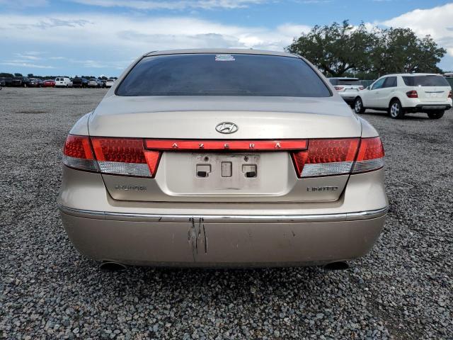 KMHFC46F06A126359 - 2006 HYUNDAI AZERA SE TAN photo 6