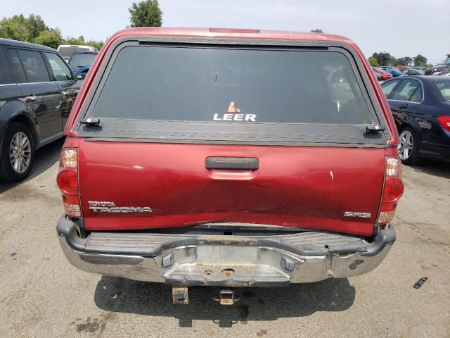 5TETX22N66Z151883 - 2006 TOYOTA TACOMA ACCESS CAB წითელი ფოტო 6