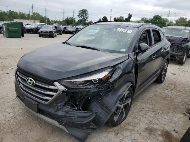 KM8J33A24JU765991 - 2018 HYUNDAI TUCSON VALUE BLACK photo 1