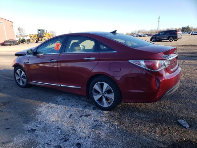 KMHEC4A48CA030914 - 2012 HYUNDAI SONATA HYBRID RED photo 3