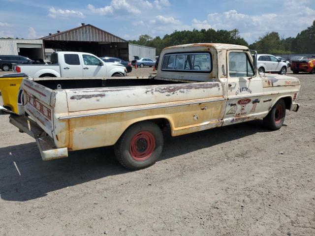 F10YCA84248 - 1967 FORD F100 CUSTM WHITE photo 3