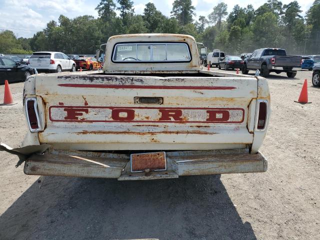 F10YCA84248 - 1967 FORD F100 CUSTM WHITE photo 6