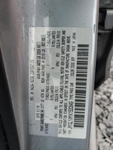 JM1GL1VM1K1500849 - 2019 MAZDA 6 TOURING Արծաթագույն լուսանկար 12