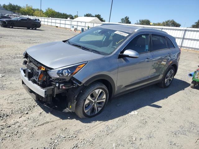 KNDCE3LG9N5125064 - 2022 KIA NIRO EX PREMIUM GRAY photo 1