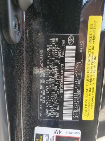 4T1BF3EK9BU768179 - 2011 TOYOTA CAMRY BASE Noir photo 12