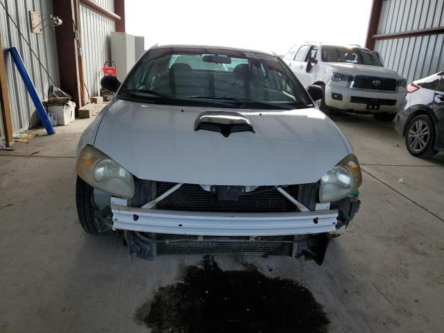 1B3EJ46X21N578735 - 2001 DODGE STRATUS SE WHITE photo 5