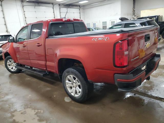 1GCGTCE30G1348752 - 2016 CHEVROLET COLORADO LT RED photo 2