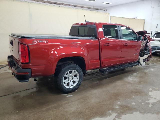 1GCGTCE30G1348752 - 2016 CHEVROLET COLORADO LT RED photo 3