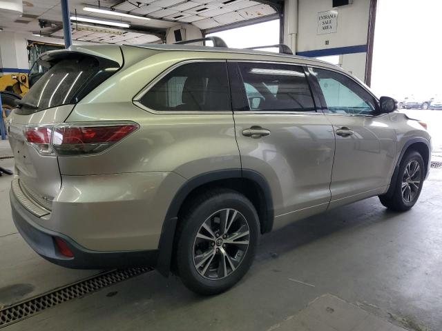 5TDJKRFH9GS346278 - 2016 TOYOTA HIGHLANDER XLE ბეჟი ფოტო 3