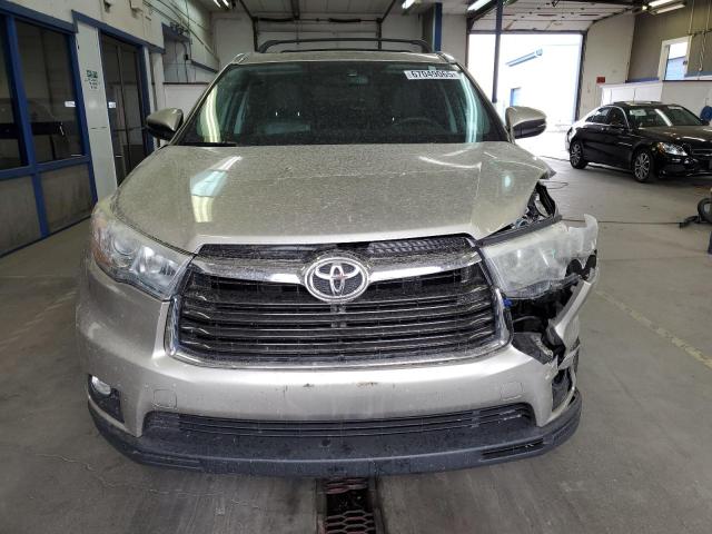 5TDJKRFH9GS346278 - 2016 TOYOTA HIGHLANDER XLE ბეჟი ფოტო 5