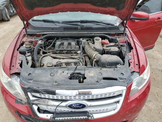 1FAHP2EW3CG121260 - 2012 FORD TAURUS SEL RED photo 11