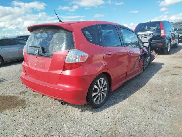 JHMGE8H51CC014263 - 2012 HONDA FIT SPORT RED photo 4