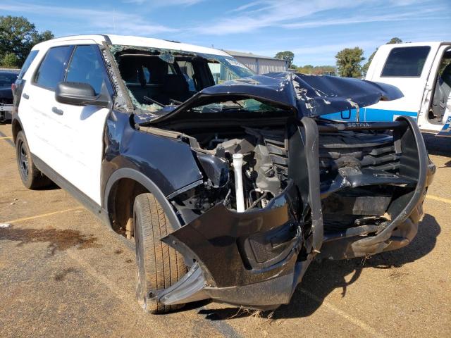 1FM5K8AR0KGA30133 - 2019 FORD EXPLORER POLICE INTERCEPTOR TWO TONE photo 1