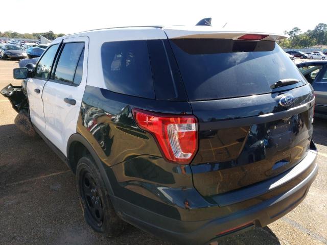1FM5K8AR0KGA30133 - 2019 FORD EXPLORER POLICE INTERCEPTOR TWO TONE photo 3