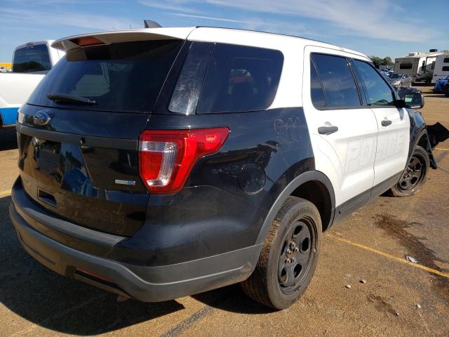 1FM5K8AR0KGA30133 - 2019 FORD EXPLORER POLICE INTERCEPTOR TWO TONE photo 4