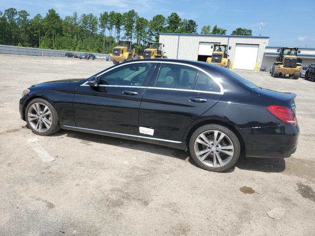 55SWF4JB9HU208115 - 2017 MERCEDES-BENZ C 300 BLACK photo 2