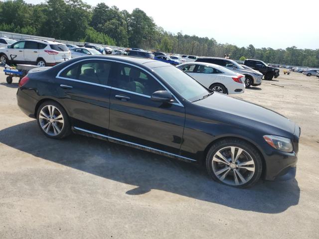 55SWF4JB9HU208115 - 2017 MERCEDES-BENZ C 300 BLACK photo 4