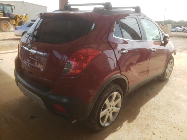 KL4CJBSB8FB176855 - 2015 BUICK ENCORE CONVENIENCE 红色 照片 4