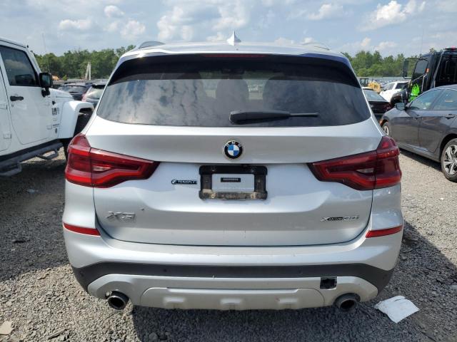 5UXTR9C53KLR07940 - 2019 BMW X3 XDRIVE30I SILVER photo 6