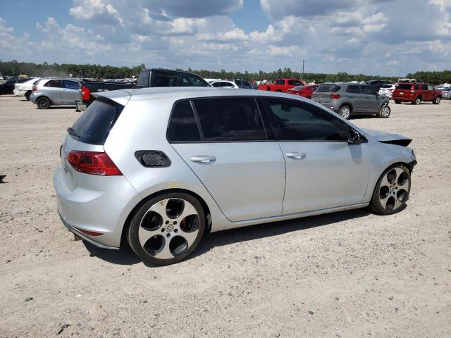 3VW4T7AU0FM028774 - 2015 VOLKSWAGEN GTI SILVER photo 3