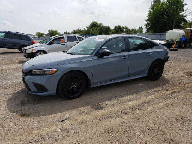 2HGFE2F52NH113527 - 2022 HONDA CIVIC SPORT 蓝色 照片 1