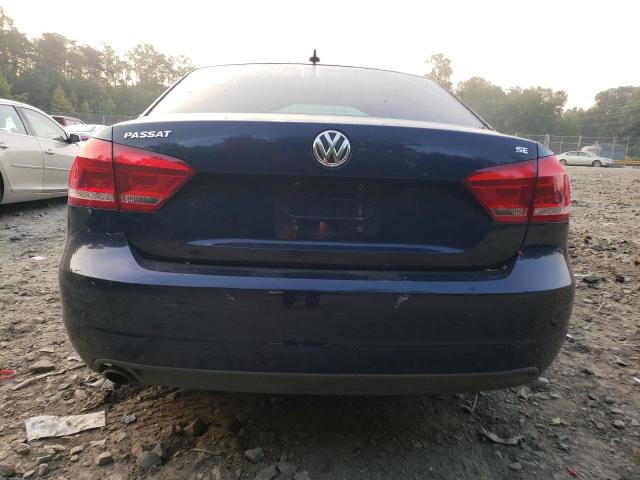 1VWBP7A38DC095365 - 2013 VOLKSWAGEN PASSAT SE BLUE photo 6