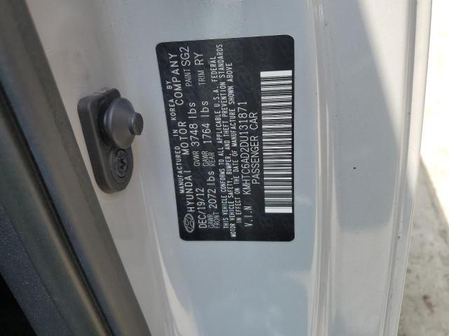 KMHTC6AD2DU131871 - 2013 HYUNDAI VELOSTER 银色 照片 13