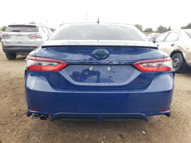 4T1T31AK1PU048079 - 2023 TOYOTA CAMRY SE NIGHT SHADE BLUE photo 6
